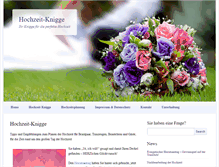 Tablet Screenshot of hochzeit-knigge.de